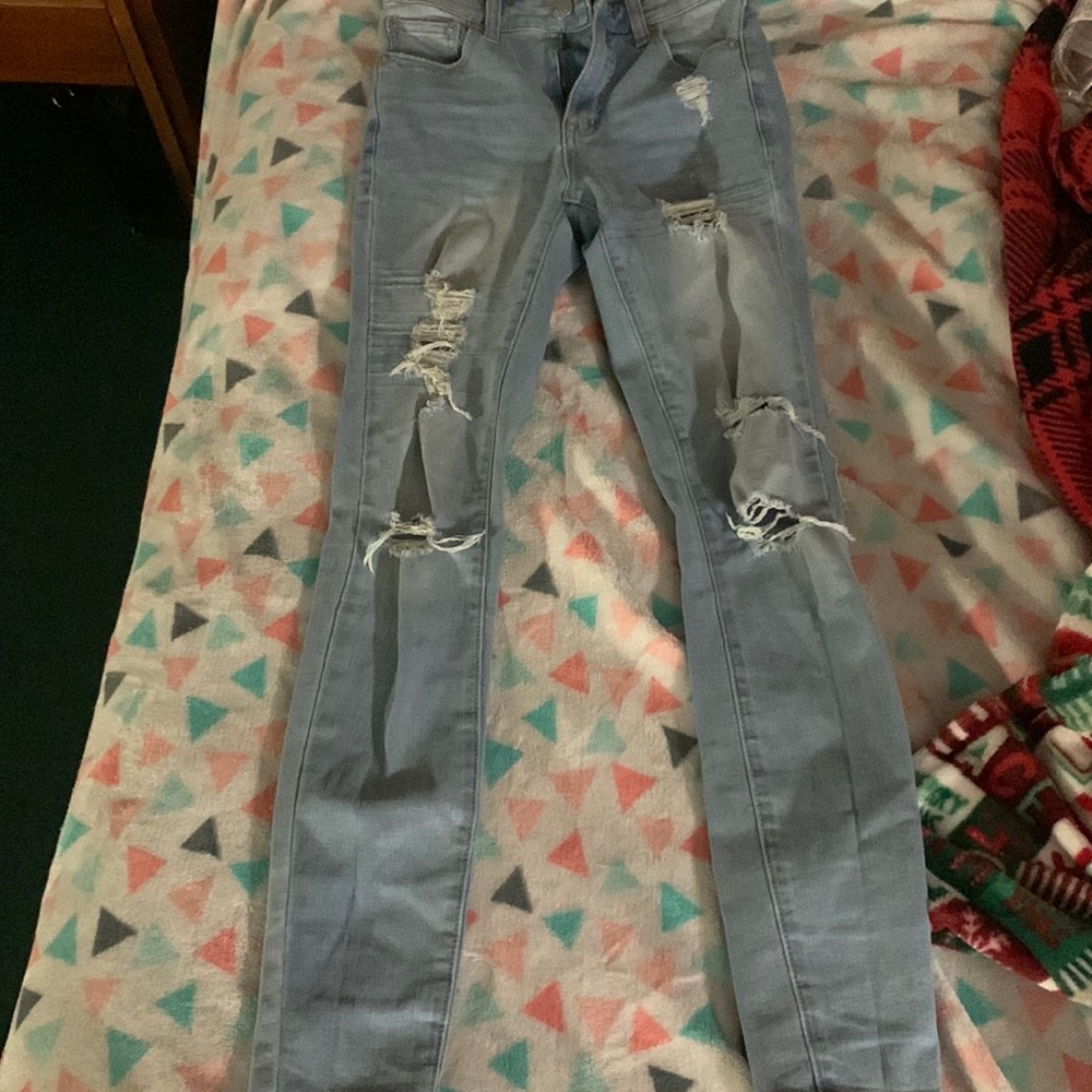 High rise jeggings